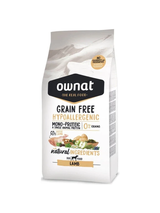 Croquettes Grain Free Hypoallergenic Lamb Ownat 12 Kg – Image 2