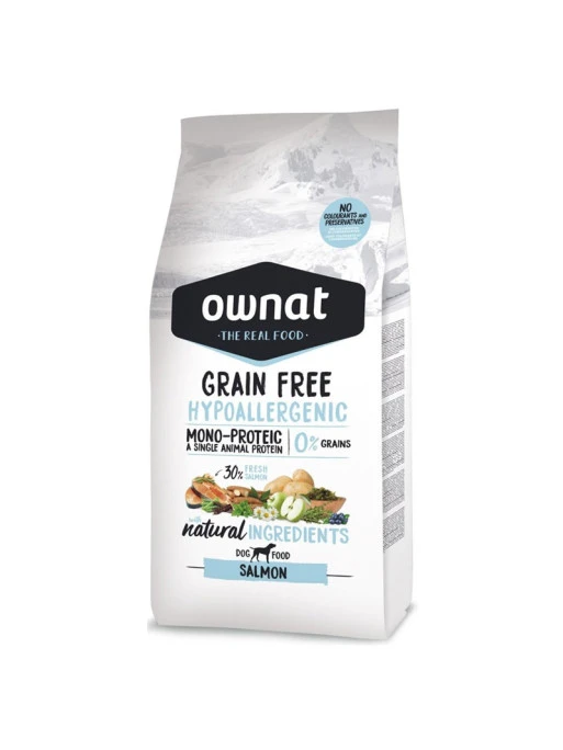 Croquettes Grain Free Hypoallergenic Salmon Ownat 3 Kg – Image 2