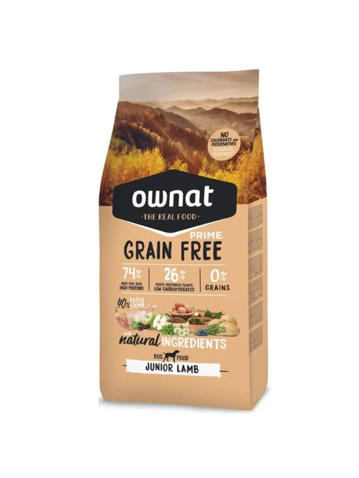 Croquettes Grain Free Prime Junior Lamb Ownat 3 Kg – Image 2