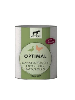 Pâtée William's Optimal Au Canard/poulet 800g